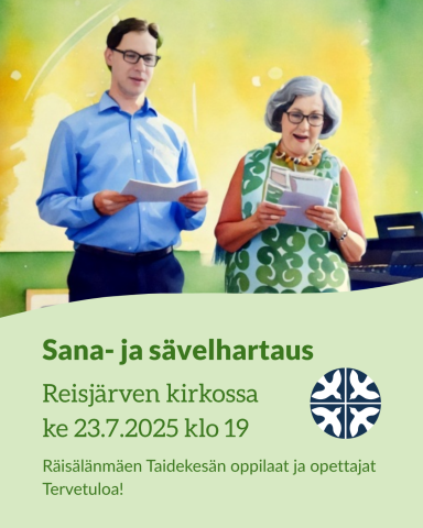 Sana- ja sävelhartaus juliste
